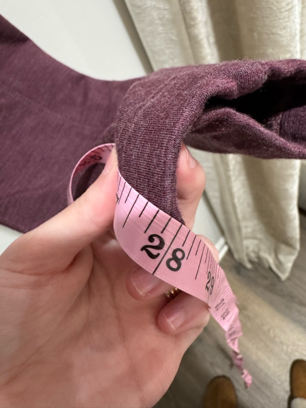 Woolx Frost Merino Wool Leggings Burgundy Pocket Thermal Pants Small - Picture 9 of 9